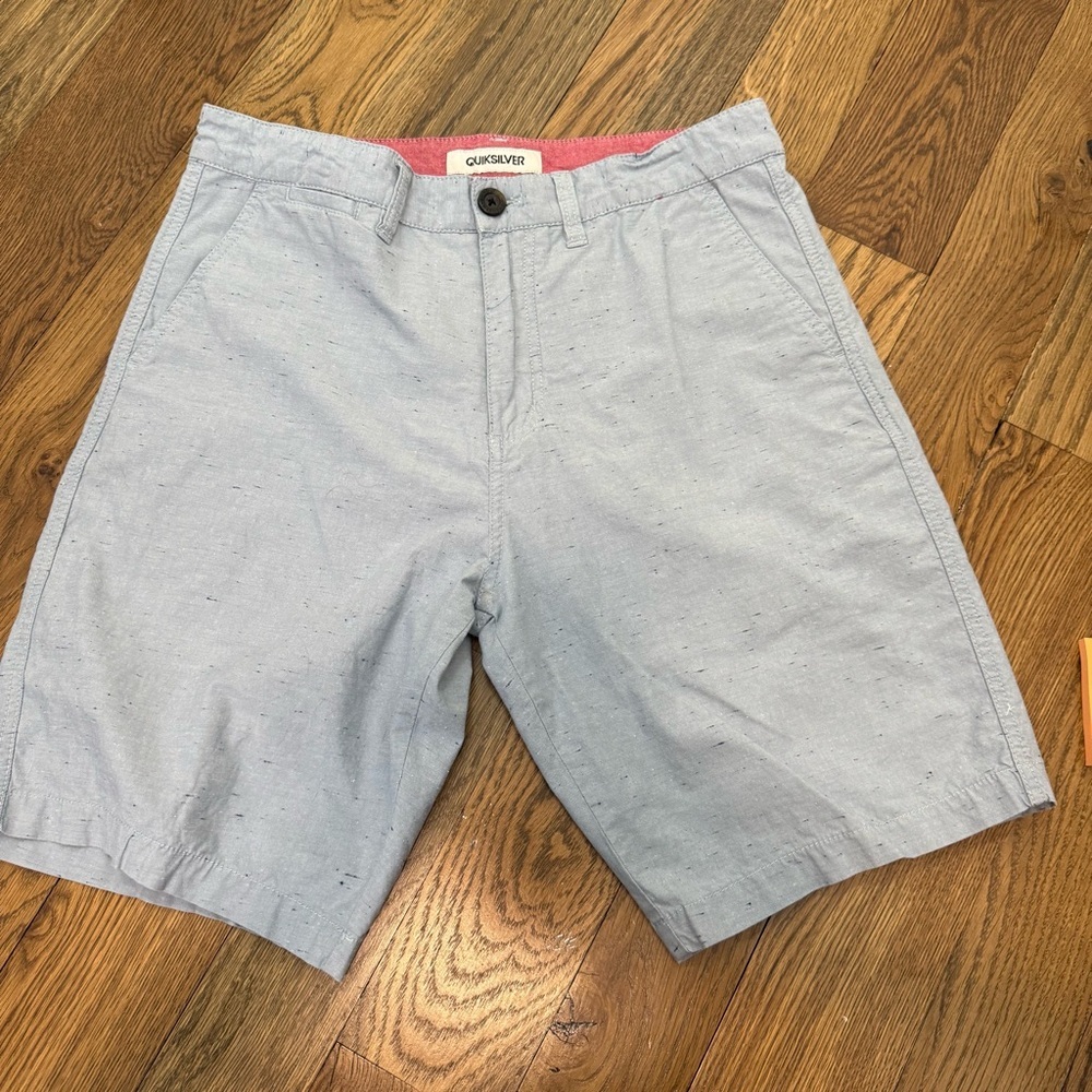 Quiksilver blue Flat Front Shorts Casual Style